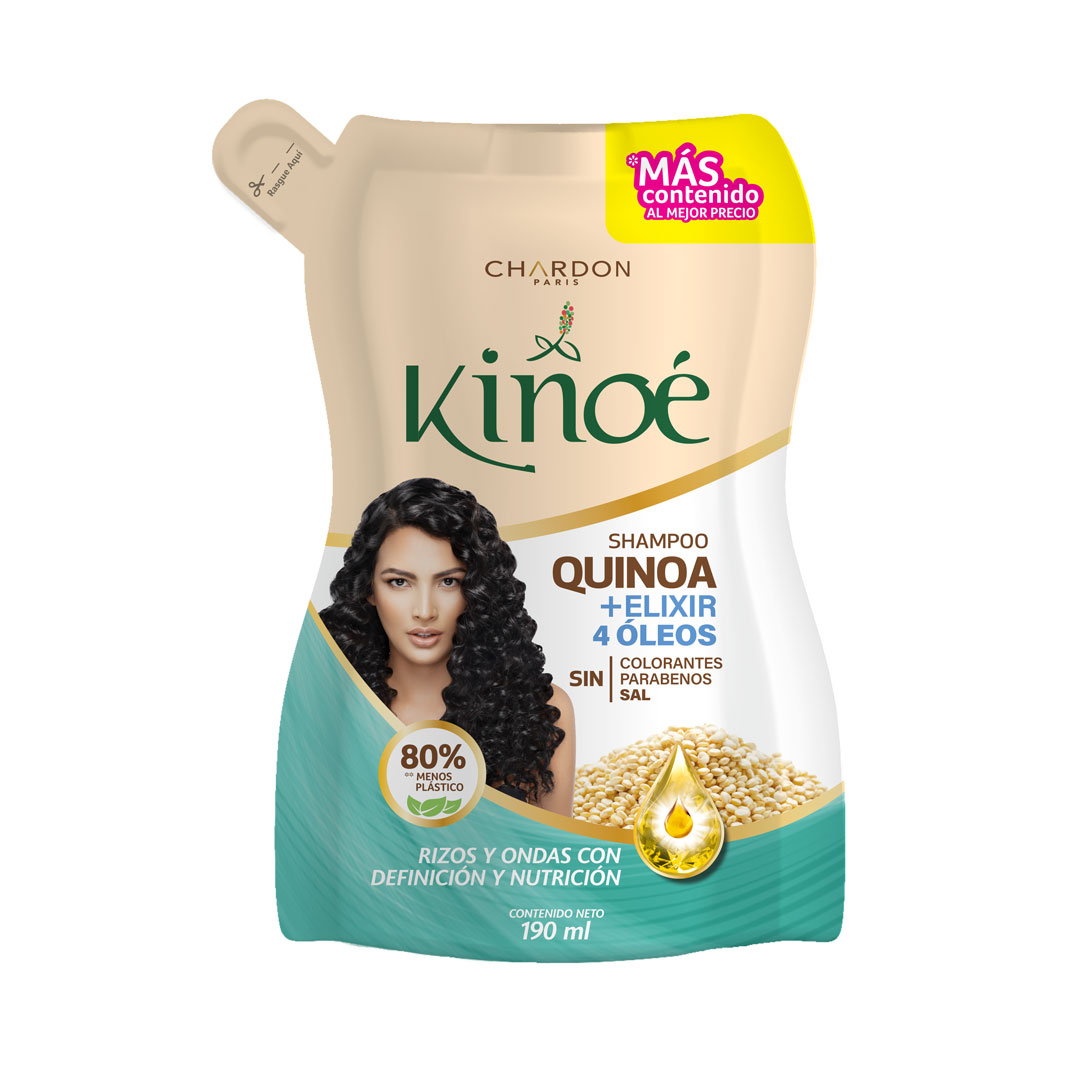 Kinoé Shampoo Elixir 4 Óleos en Doypack
